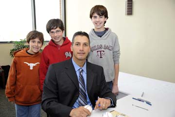 Andy Pettitte at The Heights Feb. 6 - printed from North Texas e-News