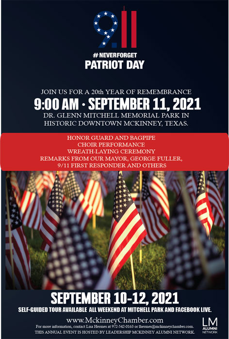 Honoring Patriot Day on the 20th Anniversary of 9/11