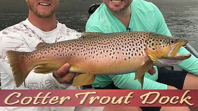 White River fishing report by Cotter Trout Dock - printed from North Texas  e-News