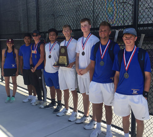 Leonard Girls, Boys Win District 10-3a Tennis Titles - North Texas E-news