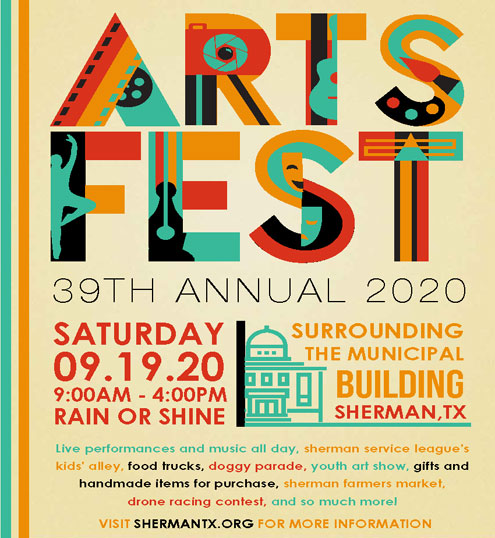 39th Annual Sherman Arts Fest Sept. 19 - North Texas e-News