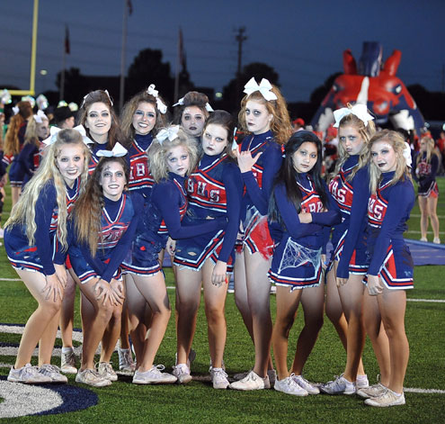 It was a zombie theme when the McKinney Boyd cheerleaders took the ...