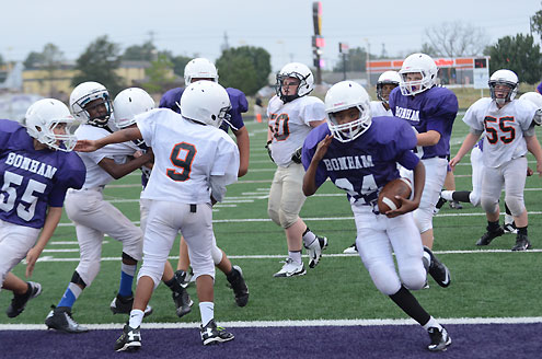 Bonham junior high football successful against Commerce - North Texas e ...